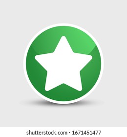 Star icon vector. Rating star symbol