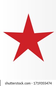 Vector de icono de estrella. Estrella roja. Diseño de moda , Página web de Star , aplicación, logotipo de ilustración,Estrella clásica