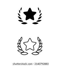Star icon vector set. rating illustration sign collection. ranking symbol. assessment logo.