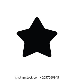 Vector de icono de estrella. Signo de estrella