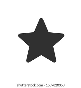 star icon vector sign isolated for graphic and web design. Bonus points. Discount program symbol template color editable on white background, Thin linear graphic Eps10.