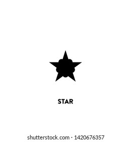 star icon vector. star sign on white background. star icon for web and app