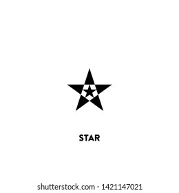star icon vector. star sign on white background. star icon for web and app