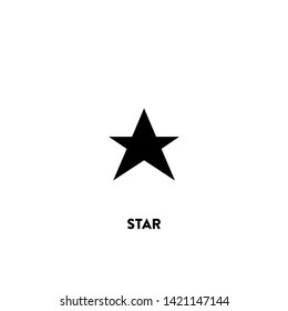 star icon vector. star sign on white background. star icon for web and app