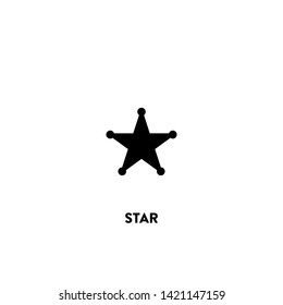 star icon vector. star sign on white background. star icon for web and app