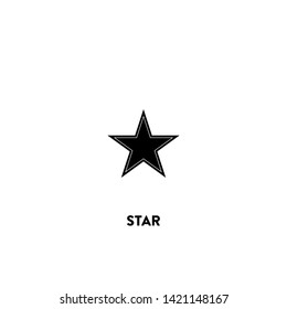star icon vector. star sign on white background. star icon for web and app