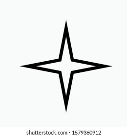 Star Icon - Vector, Sign and Symbol for Design, Presentation, Website or Apps Elements.