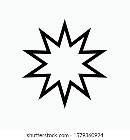 Star Icon - Vector, Sign and Symbol for Design, Presentation, Website or Apps Elements.