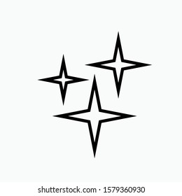 Star Icon - Vector, Sign and Symbol for Design, Presentation, Website or Apps Elements.