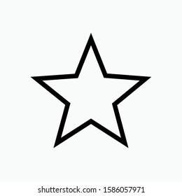 Star Icon - Vector, Sign and Symbol for Design, Presentation, Website or Apps Elements.