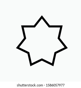 Star Icon - Vector, Sign and Symbol for Design, Presentation, Website or Apps Elements.