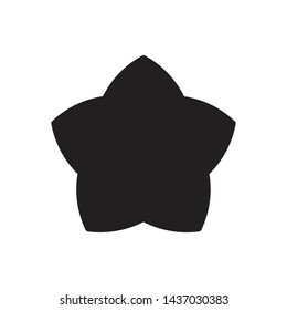 star icon vector simple design