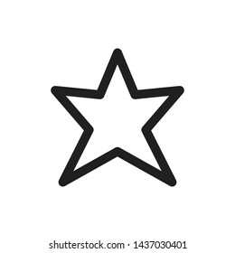 star icon vector simple design