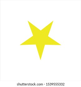 star icon vector, simple design for web site and mobile app