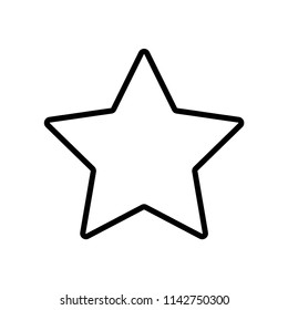 Star icon vector icon. Simple element illustration. Star symbol design. Can be used for web and mobile.