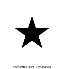 Star Icon vector. Simple flat symbol on white background