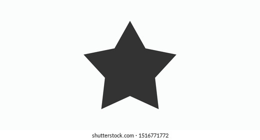 Star icon vector. Simple flat symbol.Vector illustration icon