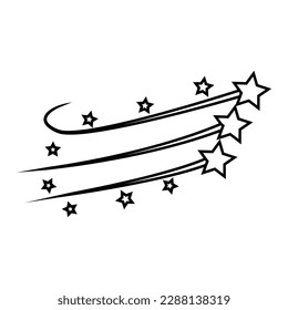Star icon vector. Sparkle illustration sign. shine symbol. space logo.