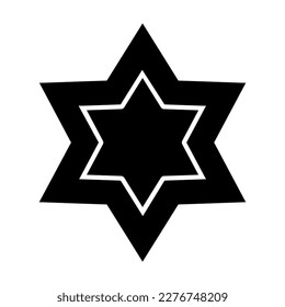 Star icon vector. Sparkles star illustration sign. Star symbol or logo.