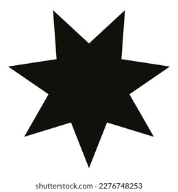 Vector de icono de estrella. Señal de ilustración de estrella de esparkles. Símbolo de estrella o logotipo.