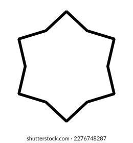 Star icon vector. Sparkles star illustration sign. Star symbol or logo.