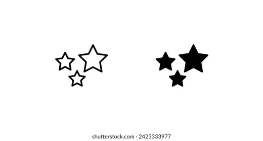 ilustración de portador de icono estrella 