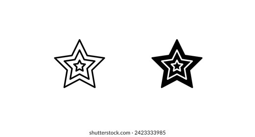 star icon vector stock illustration 