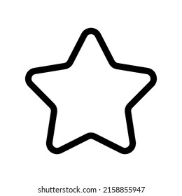 Ilustración de diseño de símbolos de vector de icono de estrella