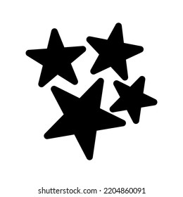 Ilustración de diseño de símbolos de vector de icono de estrella