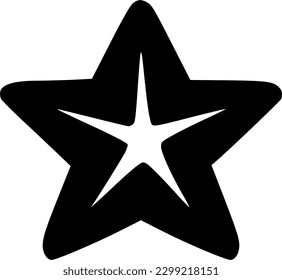 star icon vector symbol design illustration
