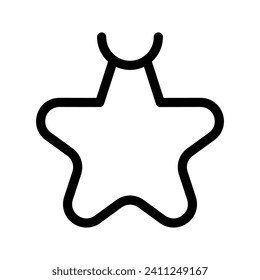 Ilustración de diseño de símbolos de vector de icono de estrella