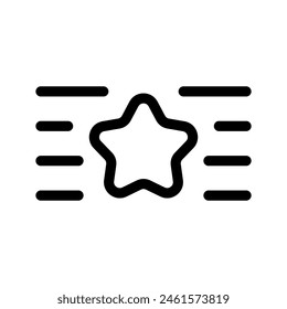Star Icon Vector Symbol Design Illustration