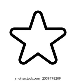 Star Icon Vector Symbol Design Illustration