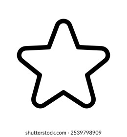 Ilustración de diseño de símbolo de Vector de icono de estrella