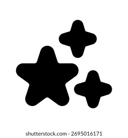 Ilustración de diseño de símbolo de Vector de icono de estrella