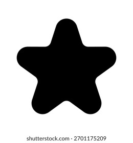 Ilustração de design de símbolo de vetor de ícone de estrela
