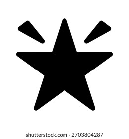 Ilustración de diseño de símbolo de Vector de icono de estrella