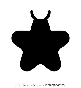 Ilustración de diseño de símbolo de Vector de icono de estrella