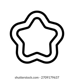 Star Icon Vector Symbol Design Illustration