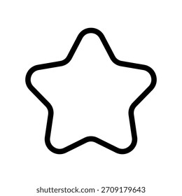 Ilustração de design de símbolo de vetor de ícone de estrela