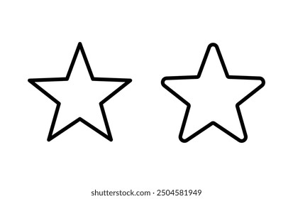 Star icon vector symbol illustration
