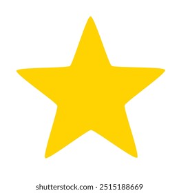 Star icon vector symbol illustration. star icon vector on a white background. star icon, star vector sign.