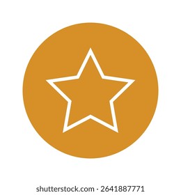 Star icon vector symbol illustration. star icon vector on a white background. star icon, black symbol, star vector sign. eps 10 .icon vector color aris