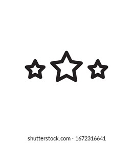 star icon vector symbol template