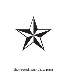 star icon vector symbol template