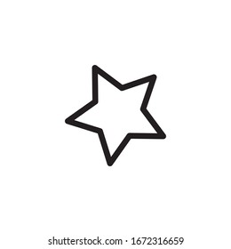 star icon vector symbol template