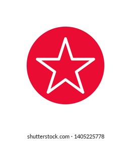 Star icon vector, template design, vector illustration