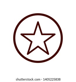 Star icon vector, template design, vector illustration