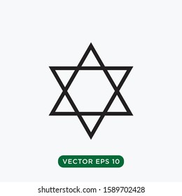 star icon vector template design concept