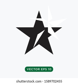 star icon vector template design concept